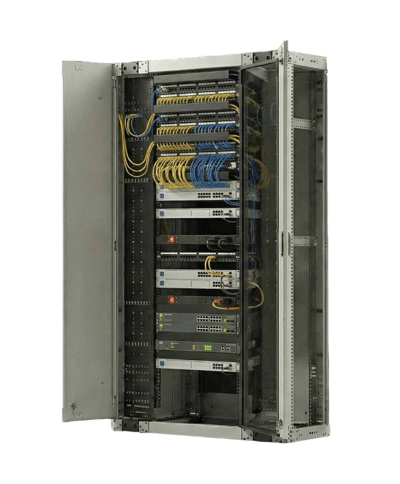 DATACON closed rack view